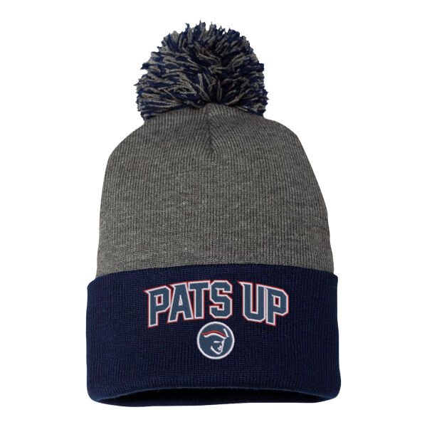   - Pom-Pom 12" Knit Beanie Thumbnail